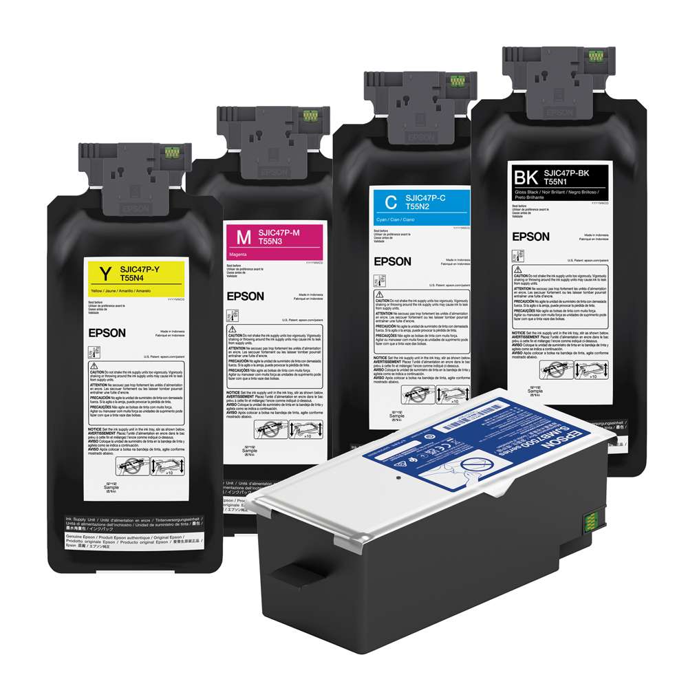 SJIC47P(MK) Matte Black, ColorWorks C8000 Ink Pack, C13T55N520,