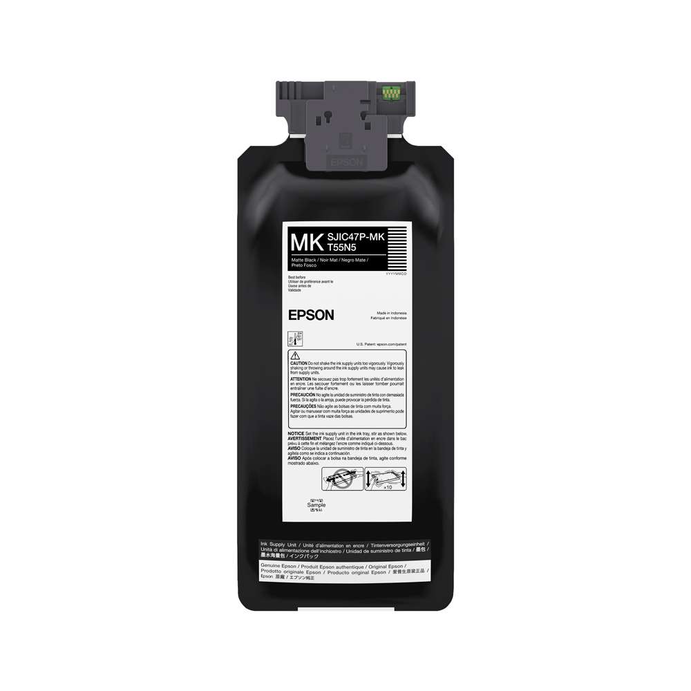 SJIC47P(MK) Matte Black, ColorWorks C8000 Ink Pack, C13T55N520,