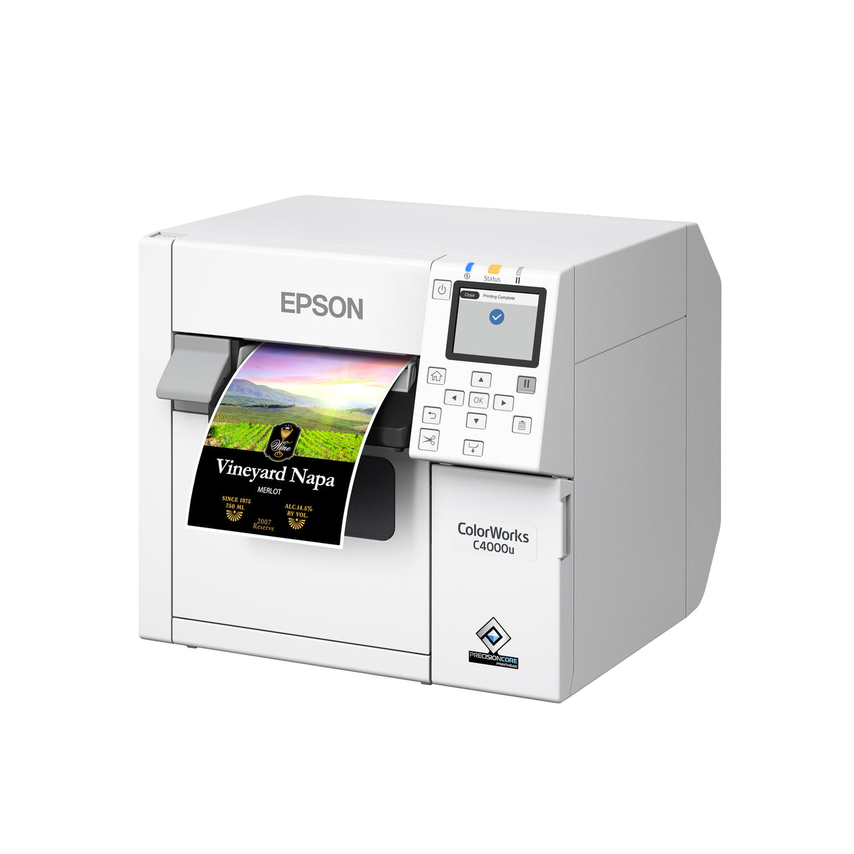 Epson CW-C4000 (Gloss), 4 inch Color Label Inkjet Printer.