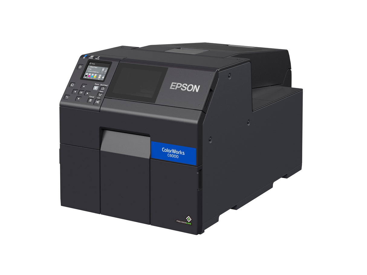 Epson ColorWorks CW-C6000A (Matte), C31CH76A9981, 4 inch Color Label Inkjet Printer with Auto Cutter