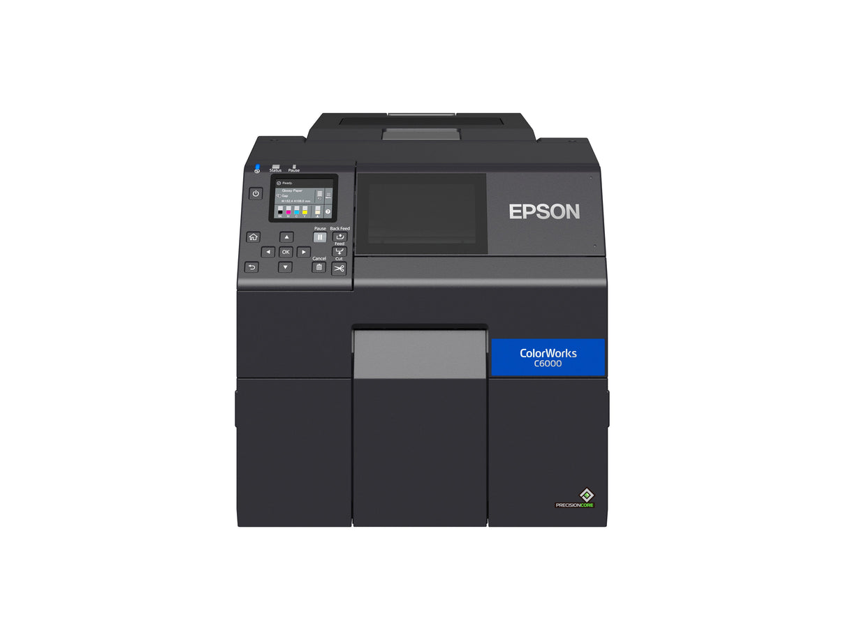 Epson ColorWorks CW-C6000A (Matte), C31CH76A9981, 4 inch Color Label Inkjet Printer with Auto Cutter