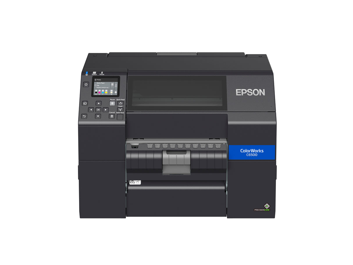 Epson ColorWorks CW-C6500P (Gloss) Peel-and-Present, C31CH77A9971, 8 inch Color Label Inkjet Printer