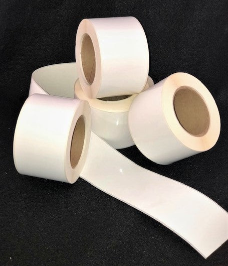 4" x 85' Continuous Gloss Paper Inkjet Labels. 12 Rolls per Case. 4" OD, 2.25" Core. SKU: IJG-4-85-12-225