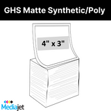 4" x 3" GHS (BS5609) Certified Inkjet Fan Folded Labels