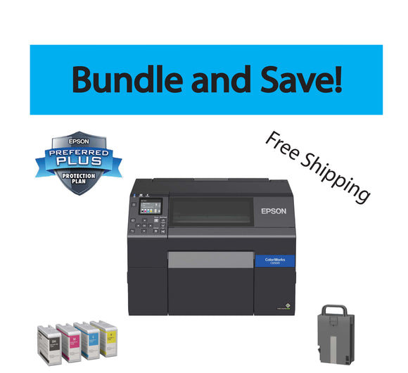 CW-C6500A PRINTER BUNDLE:  1 Printer, 2 sets of Ink, 2 Maintenance Boxes, and a 3 Year SITA  Service Plan