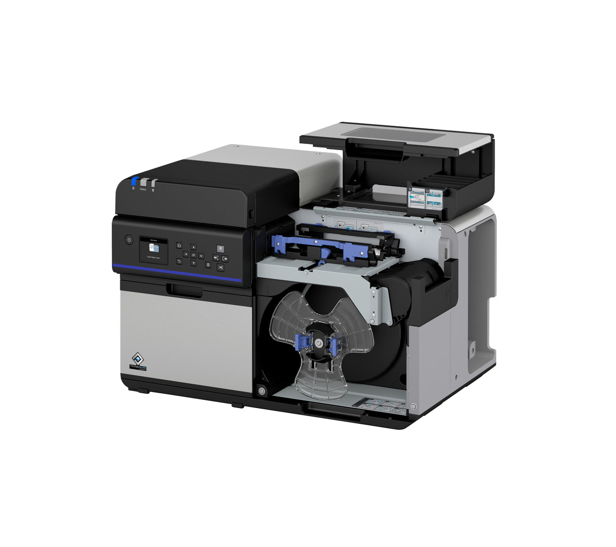 Epson ColorWorks C8000 (Matte) Color Label Printer with Auto Cutter, C31CL02A9981, 4" Maximum Print Width. Supports an 8" OD Roll with a 3" Core