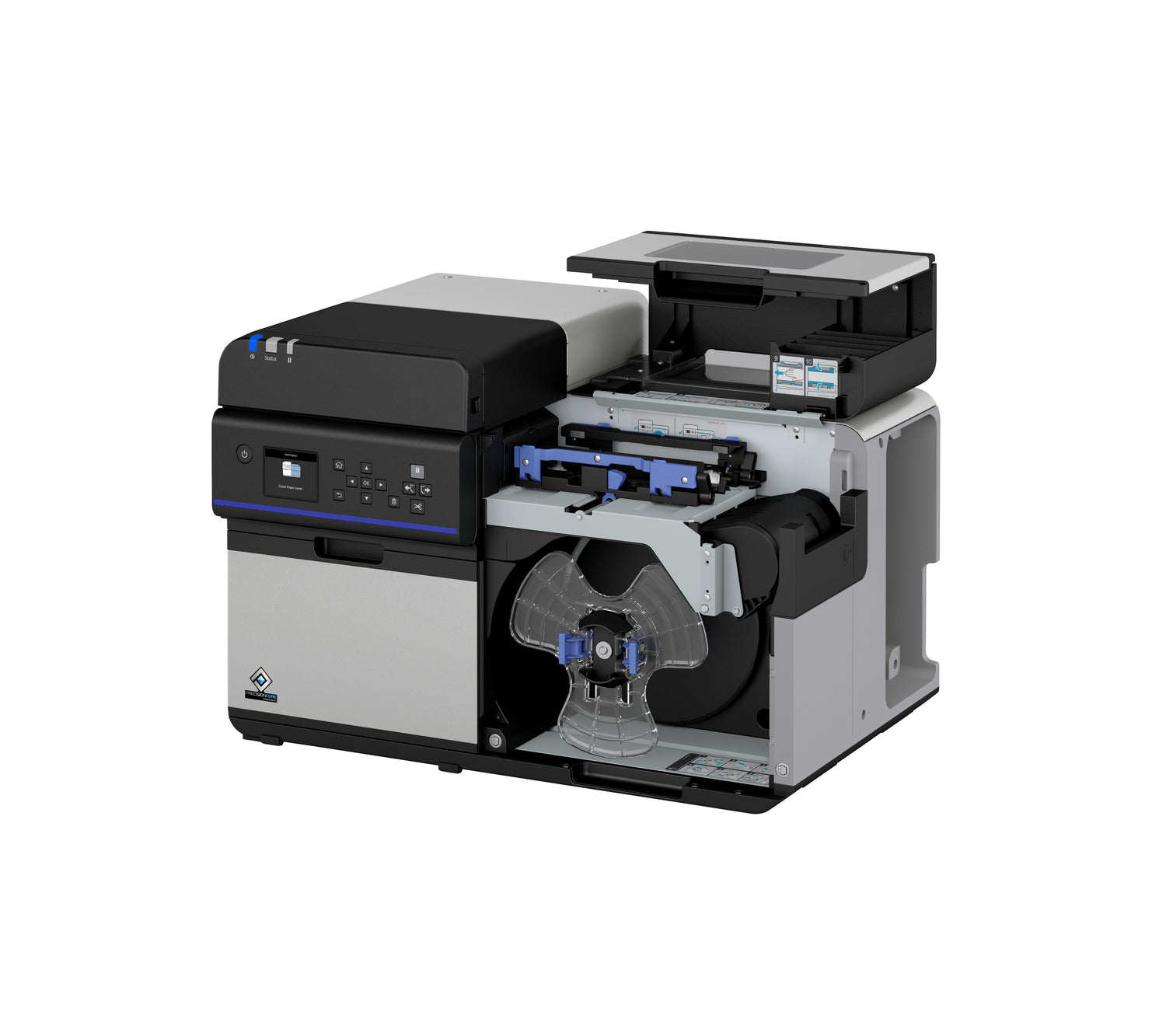 Epson ColorWorks C8000 (Matte) Color Label Printer with Auto Cutter, C31CL02A9981, 4" Maximum Print Width. Supports an 8" OD Roll with a 3" Core