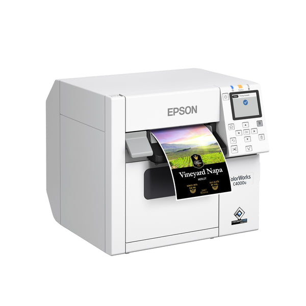 Epson CW-C4000 (Gloss), 4 inch Color Label Inkjet Printer