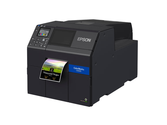 Epson ColorWorks CW-C6000A, 4 inch Color Inkjet Label Printer with Auto Cutter  (GLOSS)