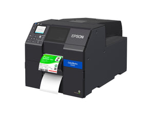 Epson ColorWorks CW-C6000P, 4 inch Color Inkjet Label Printer with Peel-and-Present (MATTE)