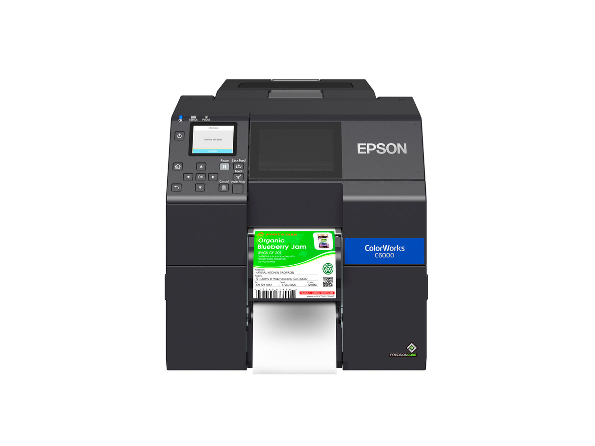 Epson CW-C6000P-Gloss (Peel & Present), C31CH76A9971, 4 Inch Color Label Inkjet Printer