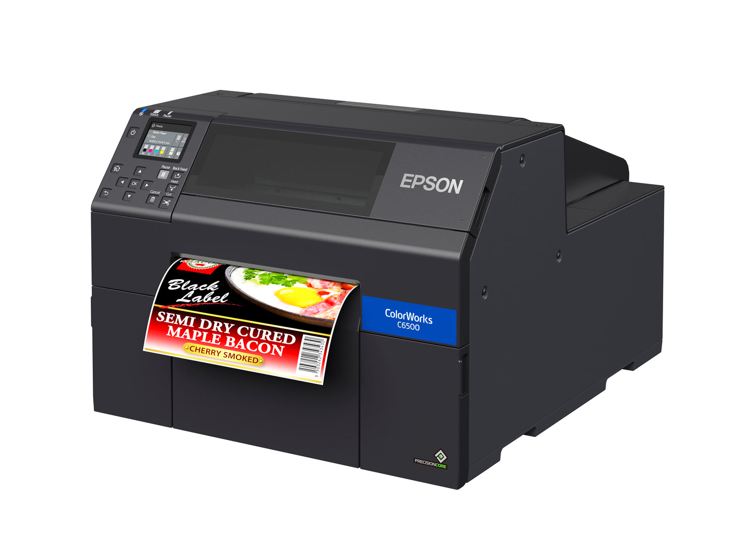Epson ColorWorks CW-C6500A (Gloss) , C31Ch77A9991, 8 inch Color Label Inkjet Printer with Auto Cutter.