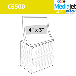 4" x 3" GHS Inkjet Labels for Epson C6500