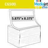 5.875" x 8.375" GHS / BS5609 Inkjet Fan Folded Labels. 1,000 Labels per Case. Not Pin Fed. SKU: ISP-587583751000NPF